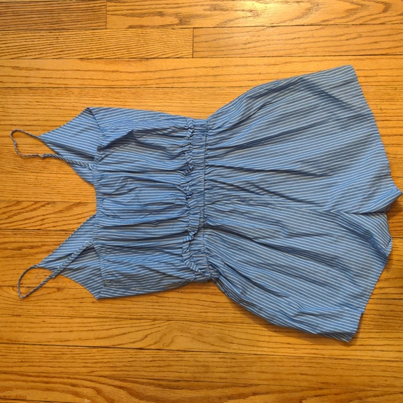 Pin Stripe Romper - Picture 2 of 7